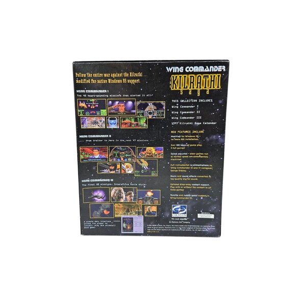 Wing Commander: The Kilrathi Saga PC Game COMPLETE Windows 95 Big Box 1996 VTG - Picture 5 of 10